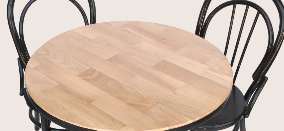 Wooden table with chair wholesale